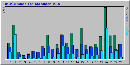 Hourly usage for September 2026