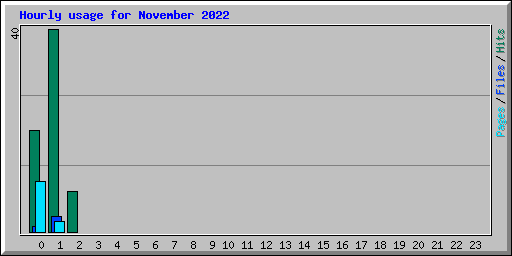 Hourly usage for November 2022
