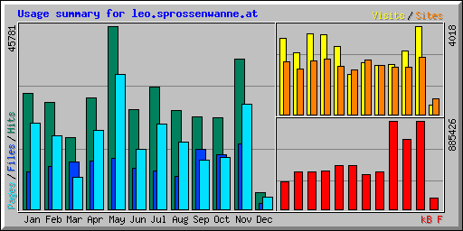 Usage summary for leo.sprossenwanne.at